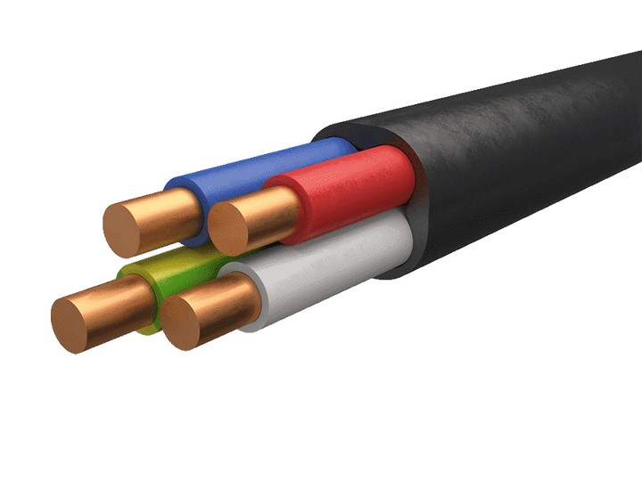 ВВГ нг 4*6 кабелі