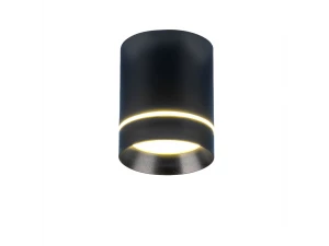 DLR021 9W 4200K /Светильник светодиодный стационарный черный матовый