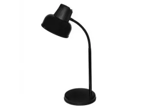 Бета Ш (настольный светильник на подставке, гибкая стойка 450мм, Е27, 60Вт, 220В, черный)