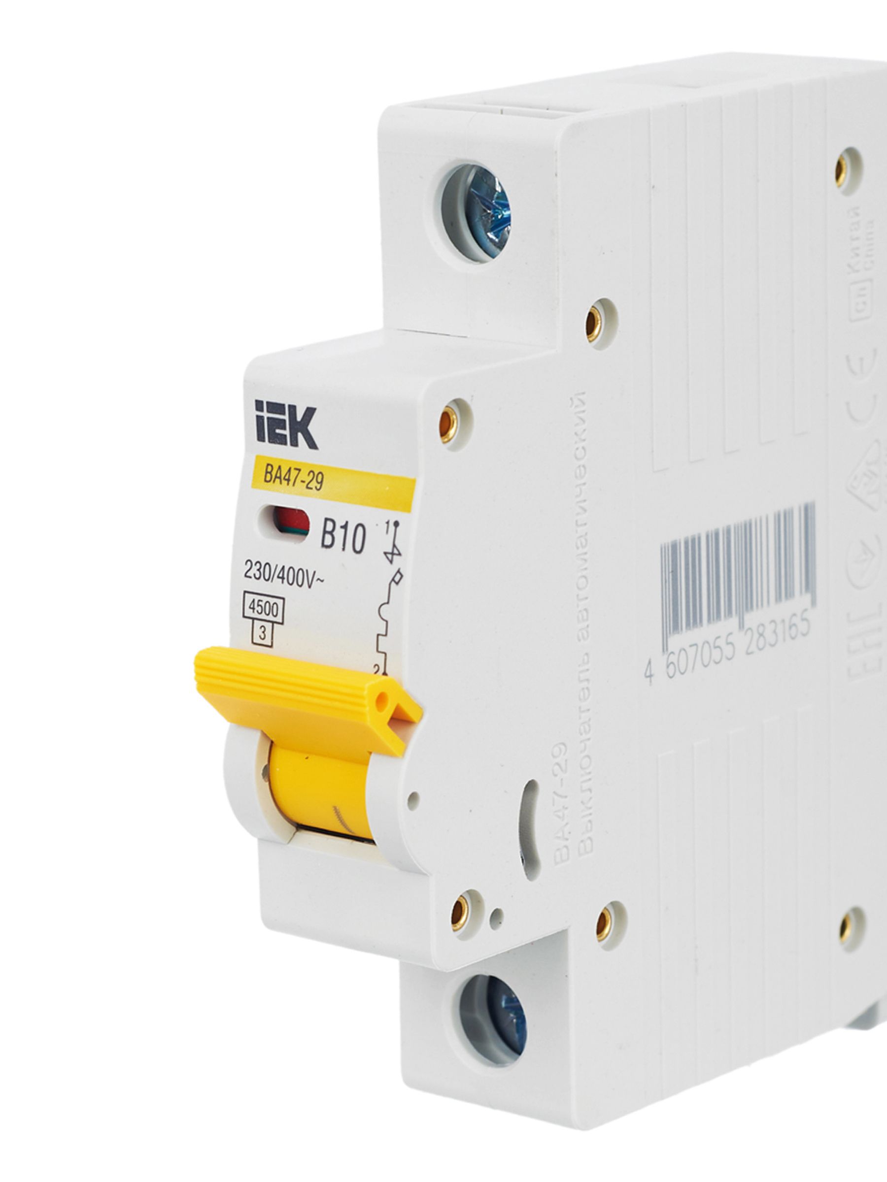             Автоматтық ажыратқыш 1Р ВА 47-29 10 А В сипаттама ИЭК    