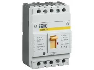 Автомат ВА 44-33 3Р 40А 15кА ИЭК