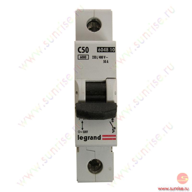             Автоматтық ажыратқыш Lr 1п 50А Түрі С 6кА /604810/    