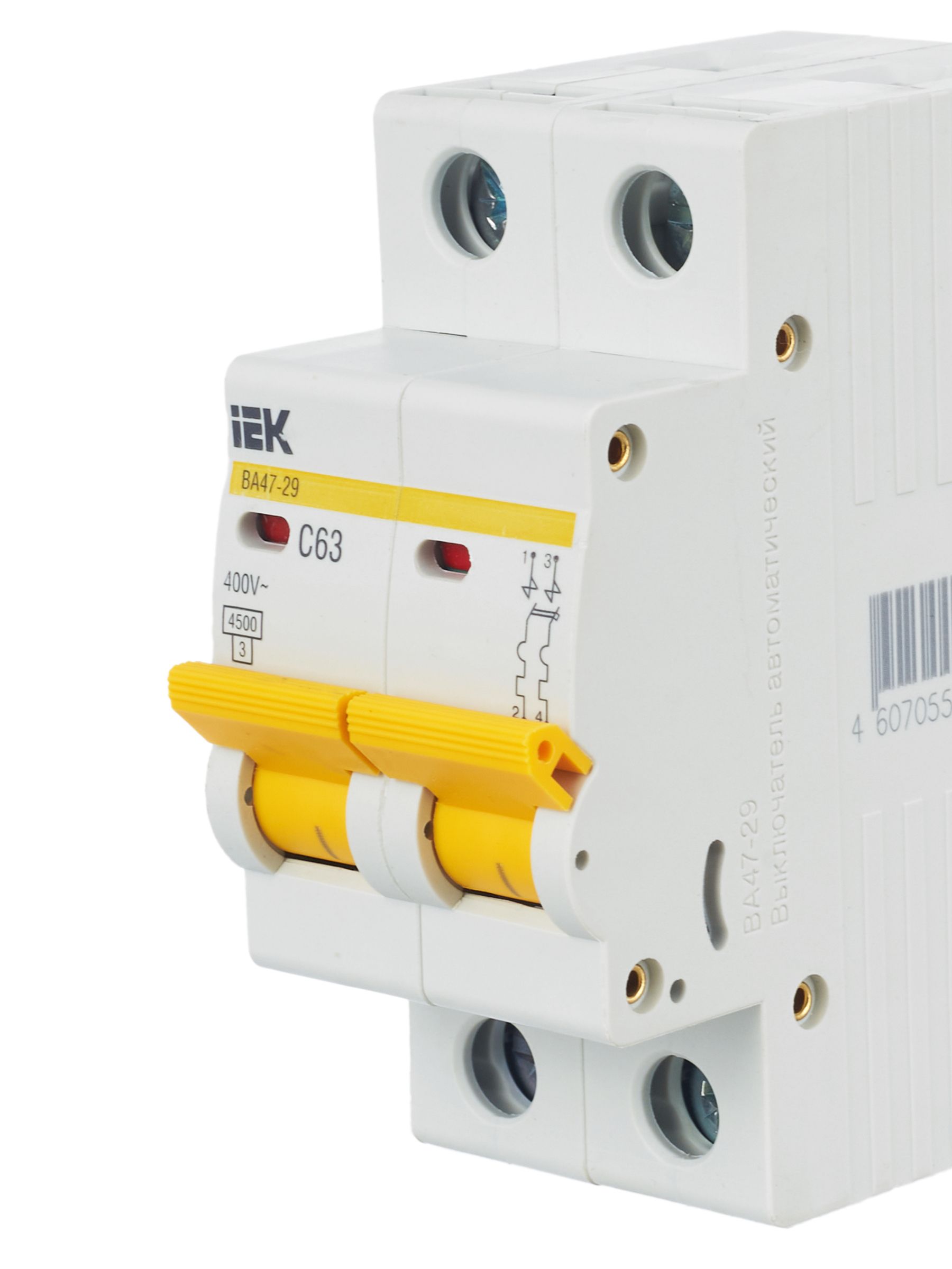             Автоматтық ажыратқыш 2Р ВА 47-29 63 А IEK    