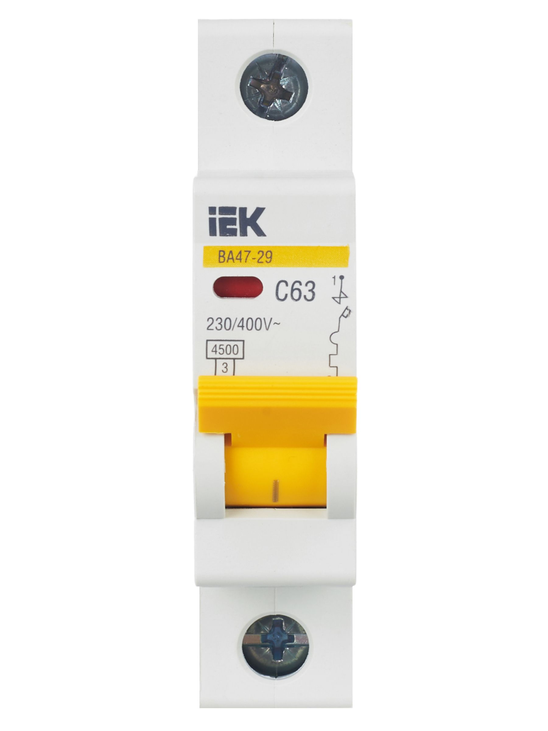             Автоматтық ажыратқыш 1Р ВА 47-29 63 А IEK    
