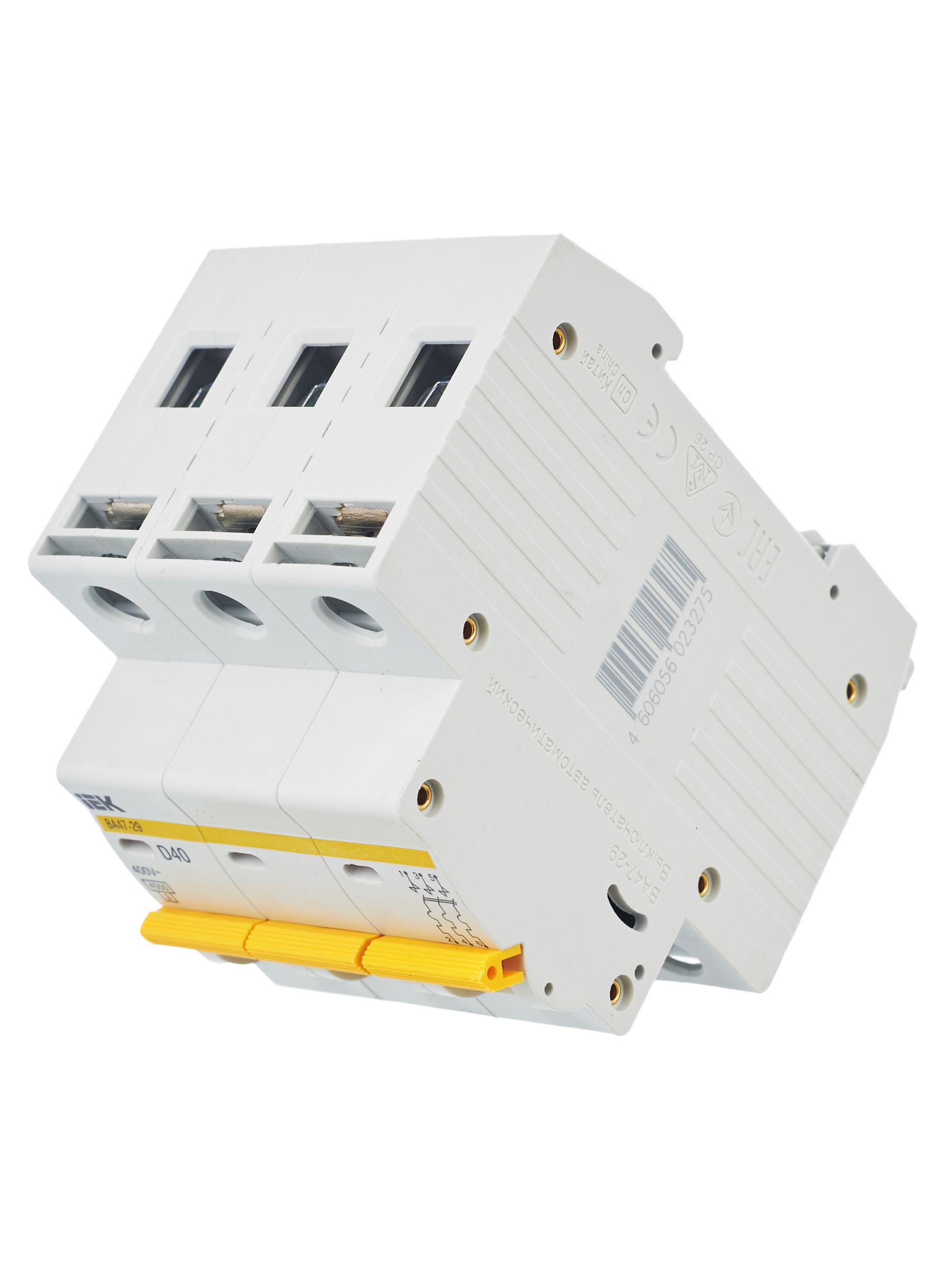             Автоматтық ажыратқыш 3Р ВА 47-29 40 А сипаттама D ИЭК    