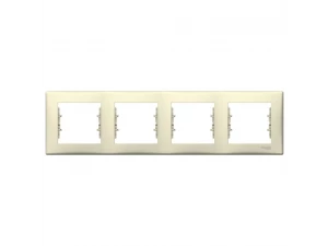 Рамка 4 мест горизонт. беж. SDN5800747