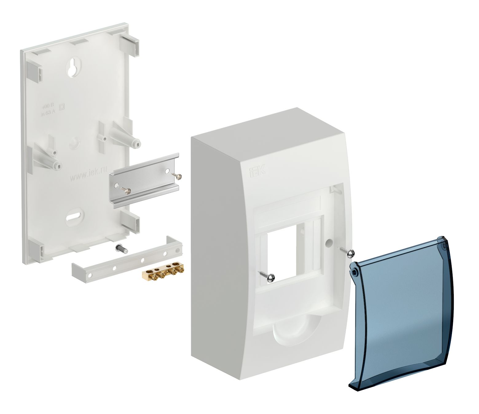             Пластиктен салынған корпус ЩРН-П-4 модуль сыртқы (200*112*95) ИЭК    