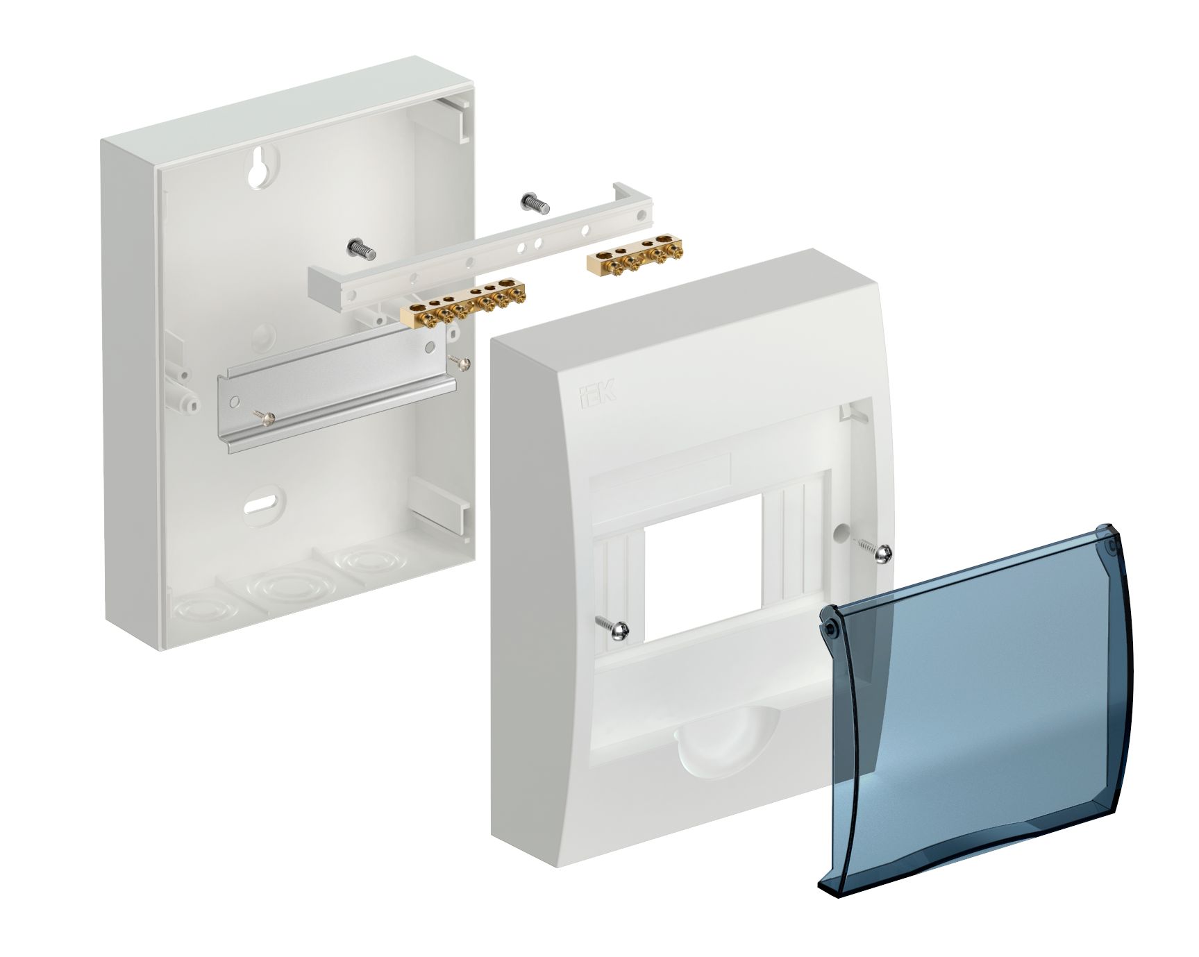             Пластиктен салынған корпус ЩРН-П-6 модуль сыртқы (200*148*95) ИЭК    