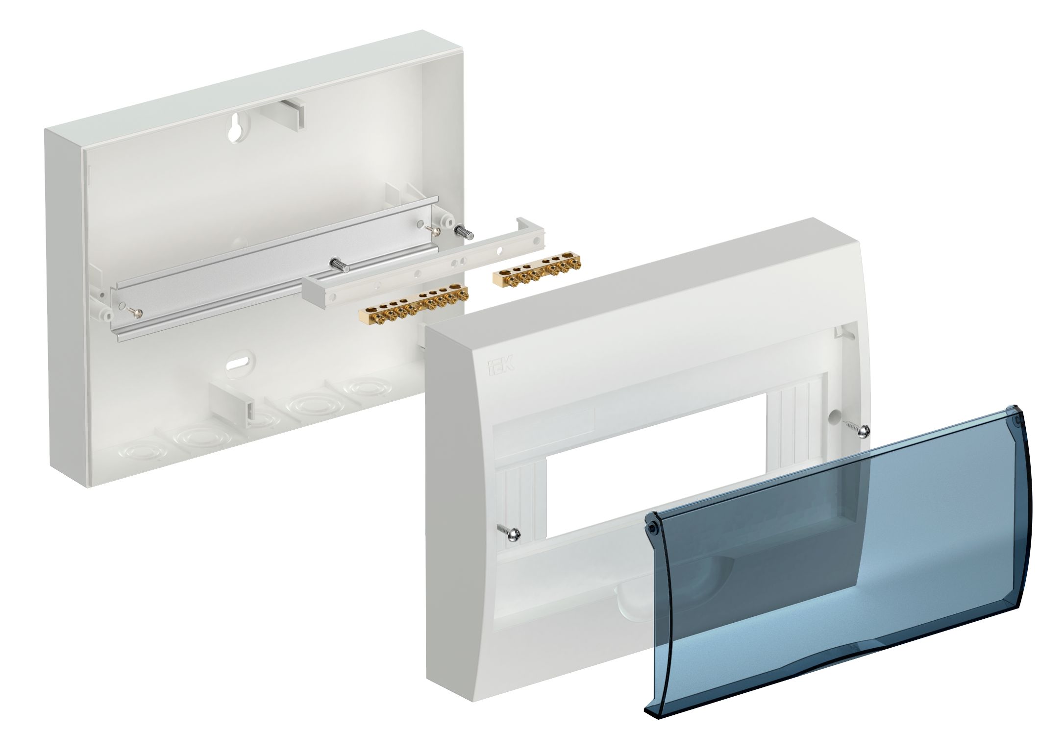             Пластиктен салынған корпус ЩРН-П-12 модуль сыртқы(220*280*95) ИЭК    