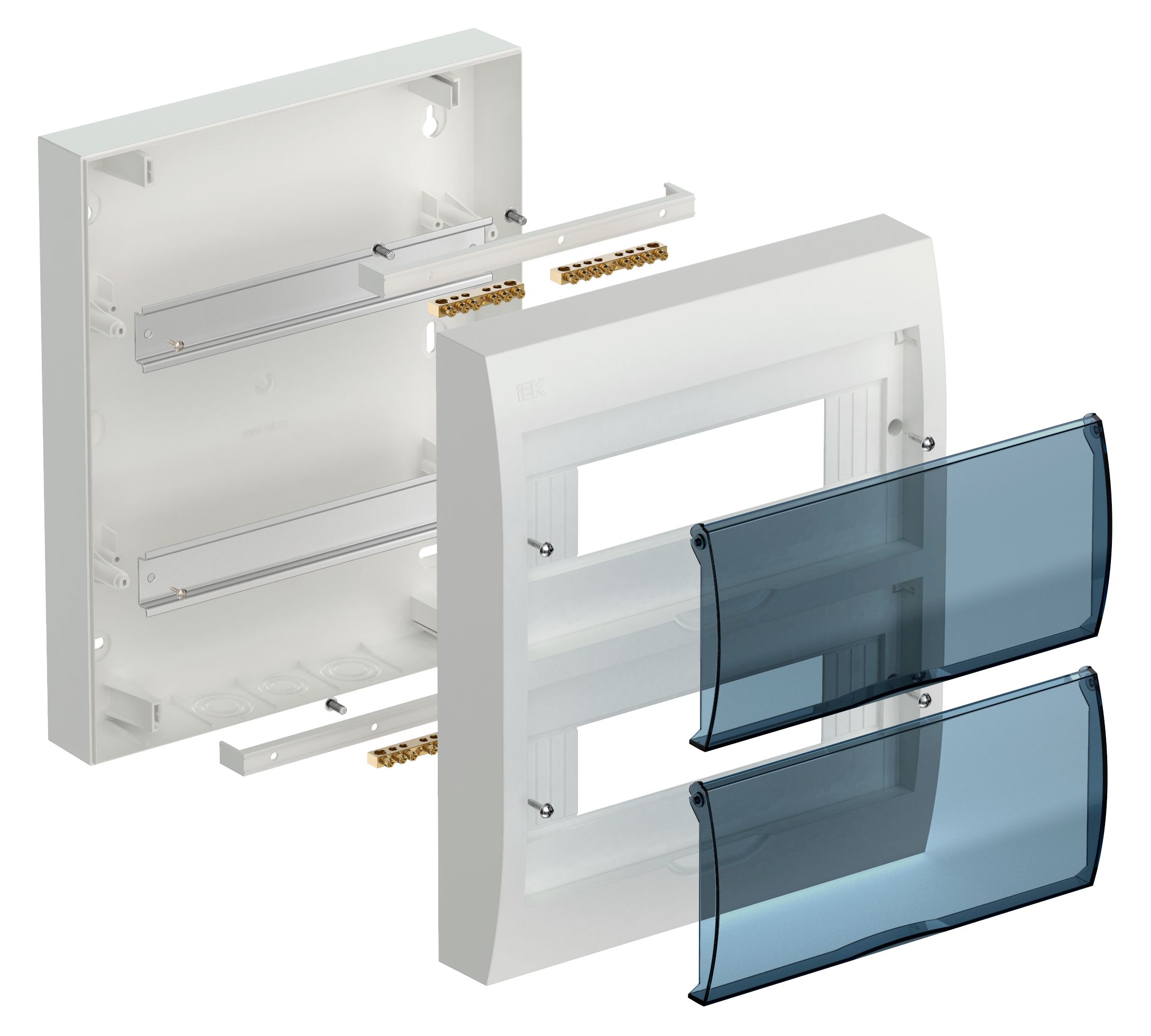             Пластиктен салынған корпус ЩРН-П-24 модуль сыртқы(327*270*102) ИЭК    