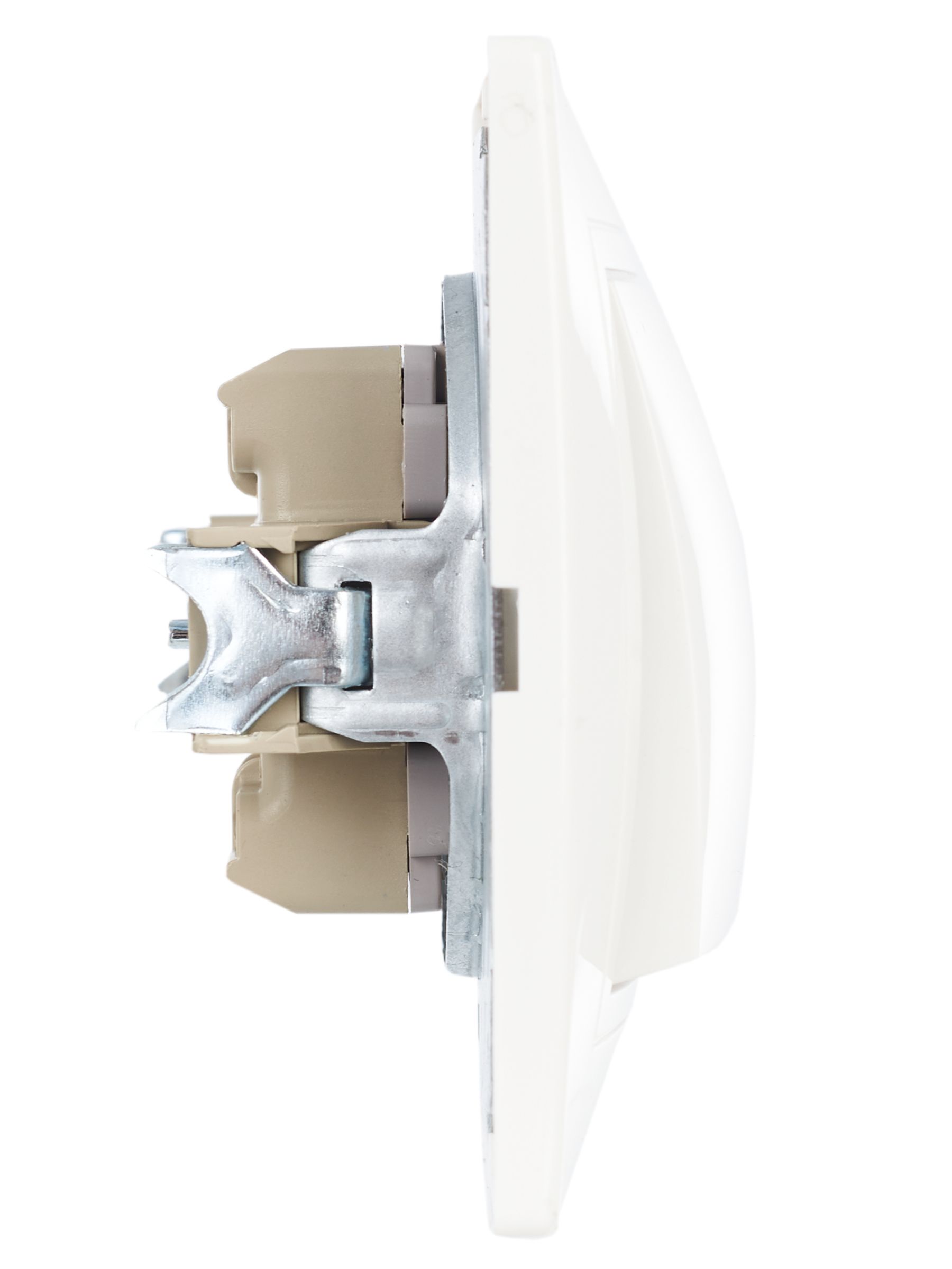             Ажыратқыш ВС 10-1-0-КБ 1-пернелі10А КВАРТА (ақ) ИЭК    