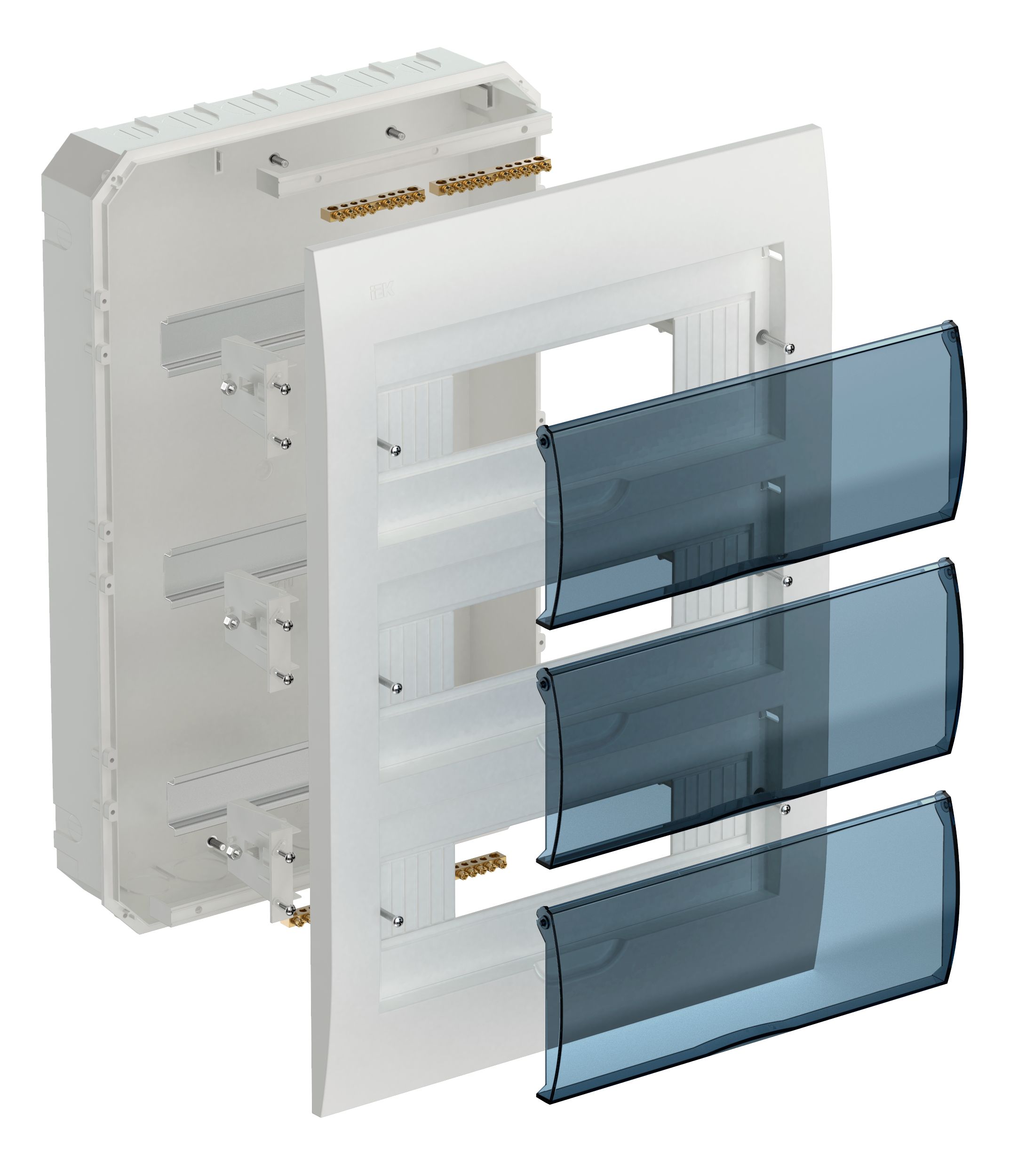             Пластиктен салынған корпус ЩРВ-П-36 модуль ішкі (503*342*102) ИЭК    