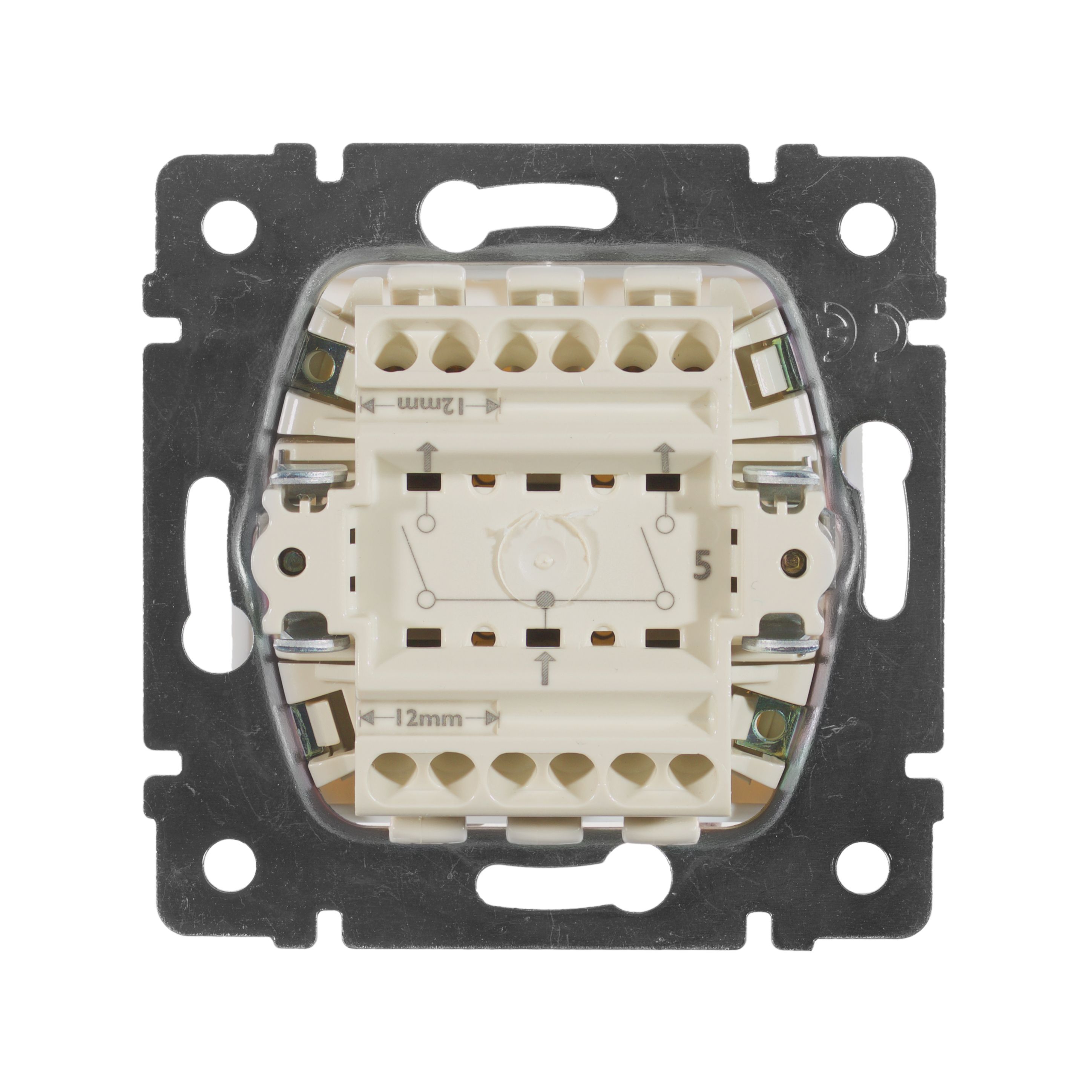             Ажыратқыш 2-пернелі Valena ақ /774405/    