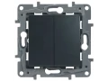 2-пернелі ажыратып-қосқыш, 10АХ автоматты клеммалар антрацит ETIKA /672612/