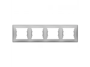 Рамка 4 горизонт.алюм. SDN5800760