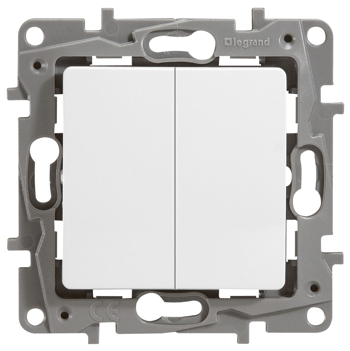             Ажыратып-қосқыш 2-пернелі автоматты клеммалар ақ /672212/    