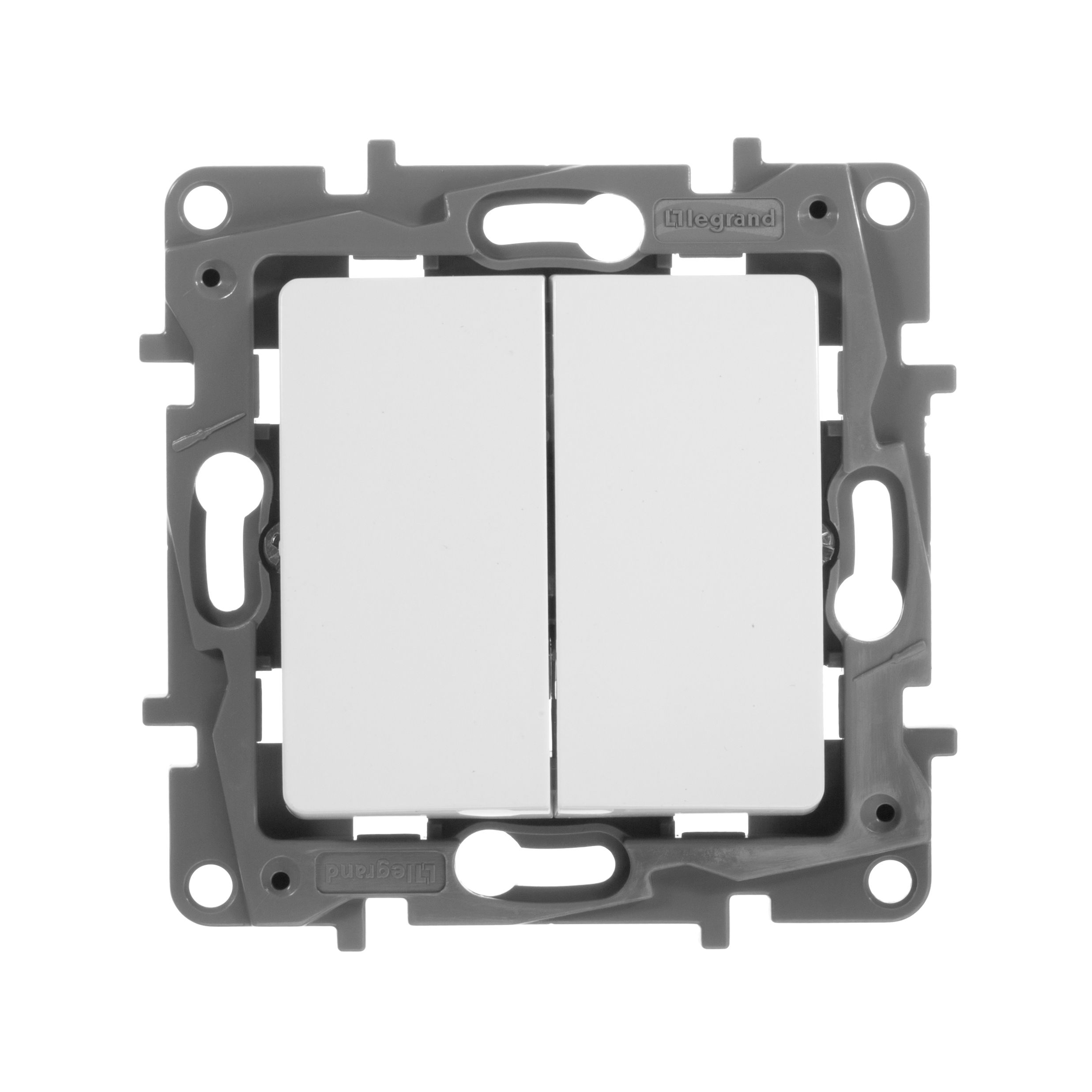             Ажыратып-қосқыш 2-пернелі автоматты клеммалар ақ /672212/    