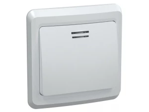 Выключатель ВС 10-1-1-ВБ однокл.10А с инд. ВЕГА (белый) ИЭК