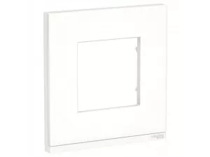 UNICA PURE рамка 1-п, гор, мат.стекло/бел /NU600289/