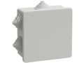 Қорап КМ41235 дәнекерлегіш, ашық сым 85х85х40 мм IP44 (RAL7035, 6 гермоенгізу) ИЭК
