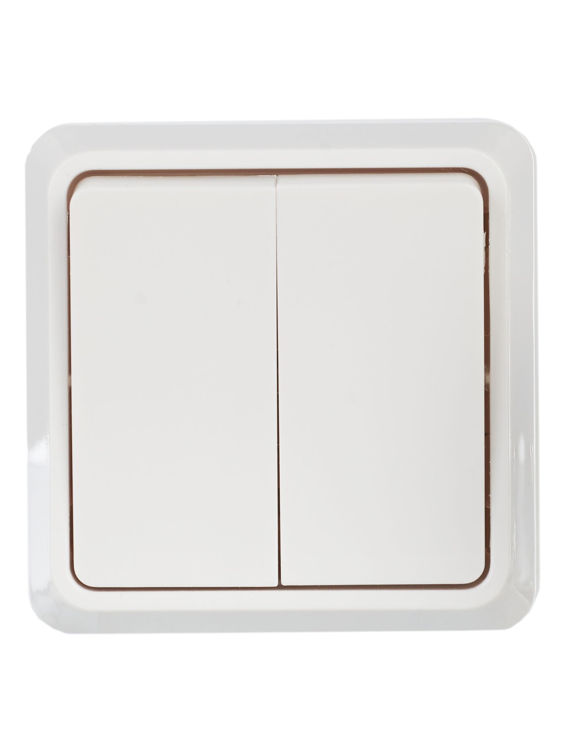             Ажыратқыш 2-пернелі ВС20-2-0-ОБ ашық орнату 10А ОКТАВА (ақ) ИЭК    