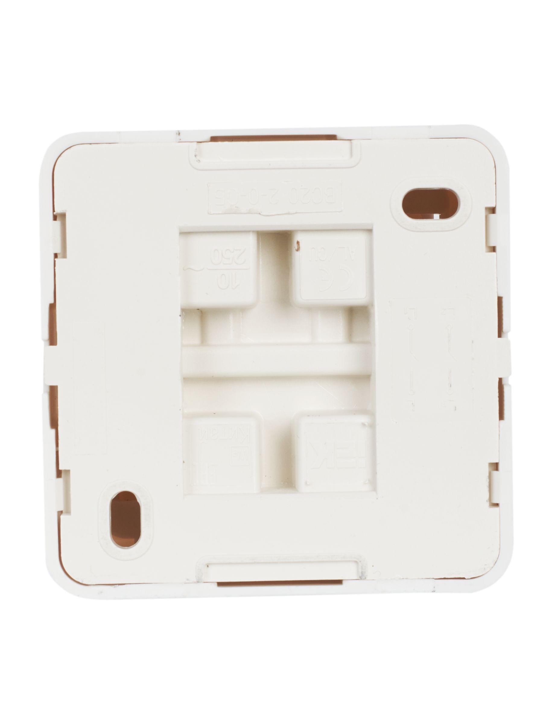             Ажыратқыш 2-пернелі ВС20-2-0-ОБ ашық орнату 10А ОКТАВА (ақ) ИЭК    