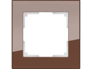 Рамка на 1 пост /WL01-Frame-01 (мокко)