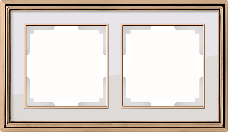 2 постқа арналған жақтау /WL17-Frame-02 (алтын/ақ)