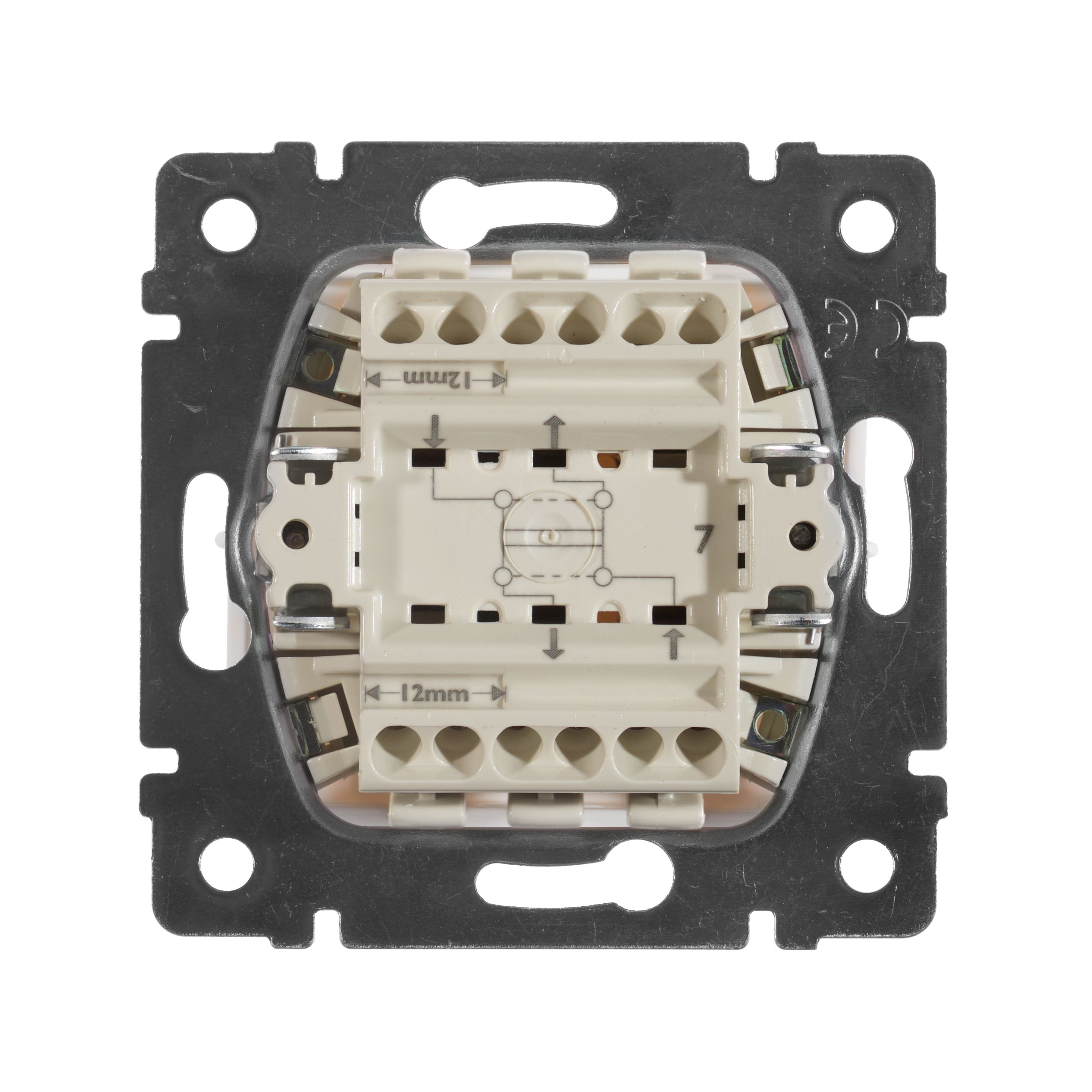             1-пернелі ақ аралық  ажыратып-қосқыш  Valena ақ /774407/    