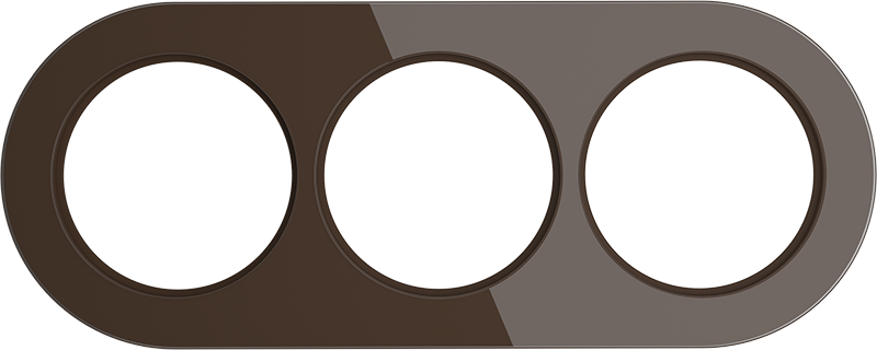 3 постқа арналған жақтау /WL21-Frame-03 (қоңыр)