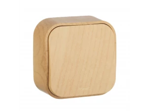 Выключатель 10А 1кл  (Дерв) QUTEO /782260/