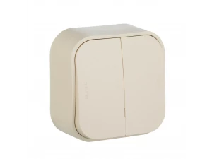 Выключатель 10А 2 кл (Слон.кость) QUTEO  /782232/