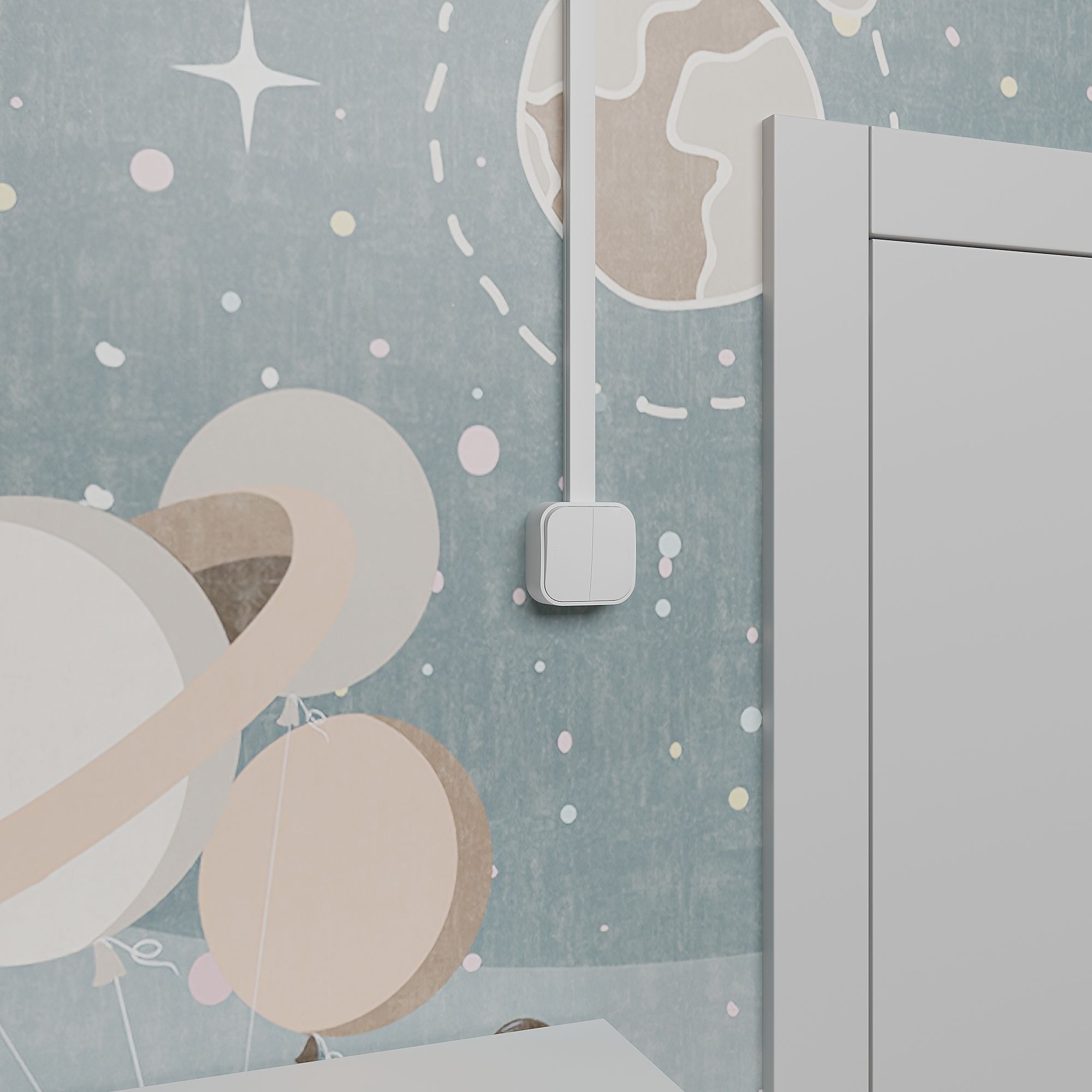             2-пернелі ажыратып-қосқыш  10A ақ    