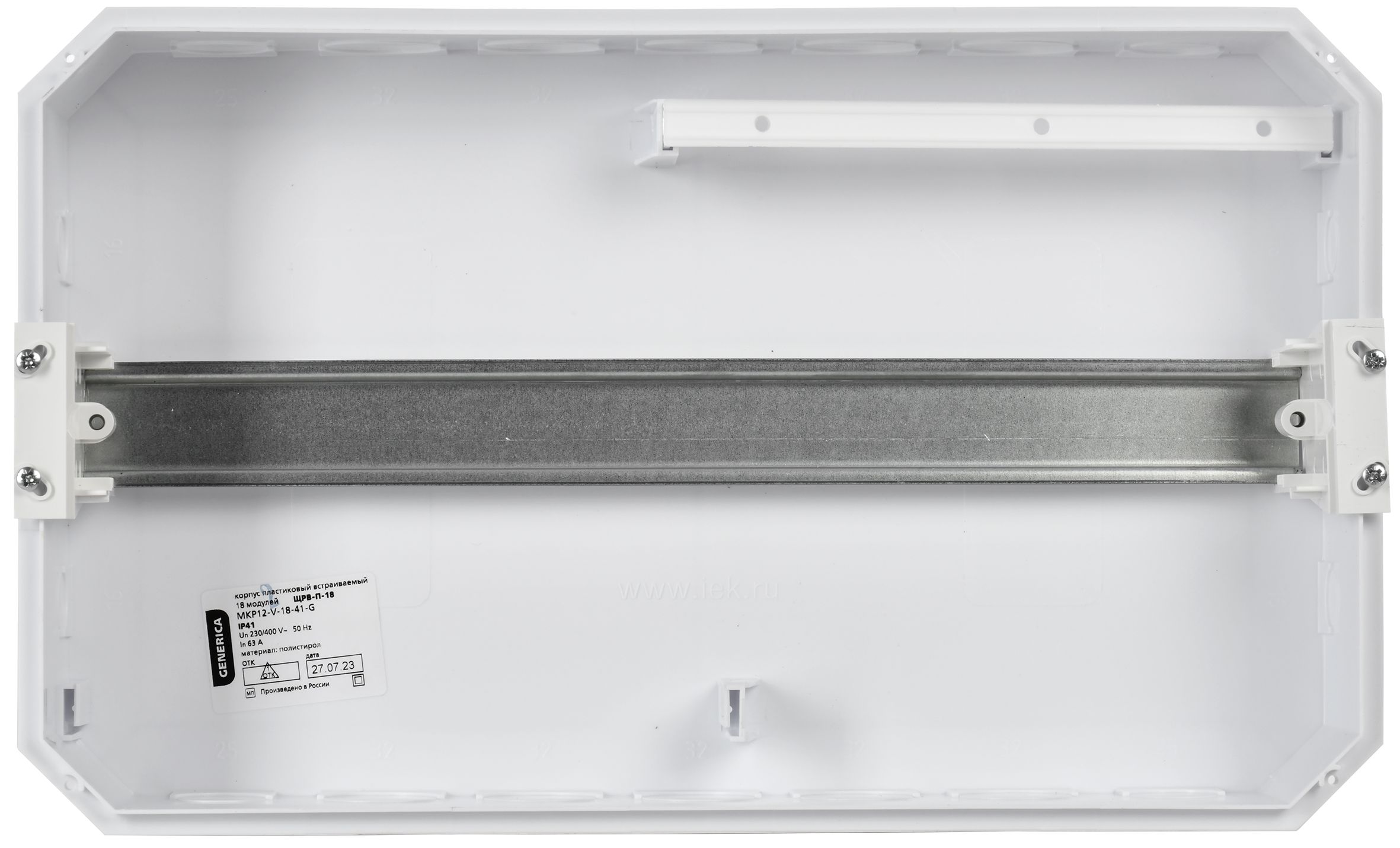             Қорап ЩРВ-П-18 модульді ішкі пластик IP41 GENERICA ИЭК    