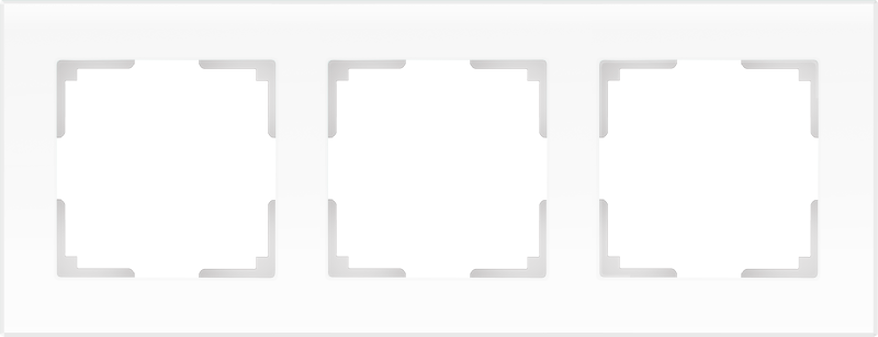 3 постқа арналған жақтау /WL01-Frame-03 (күңгірт ақ)