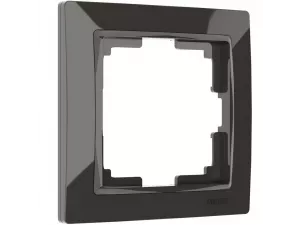 Рамка на 1 пост /W0012007 (серо-коричневый, basic)