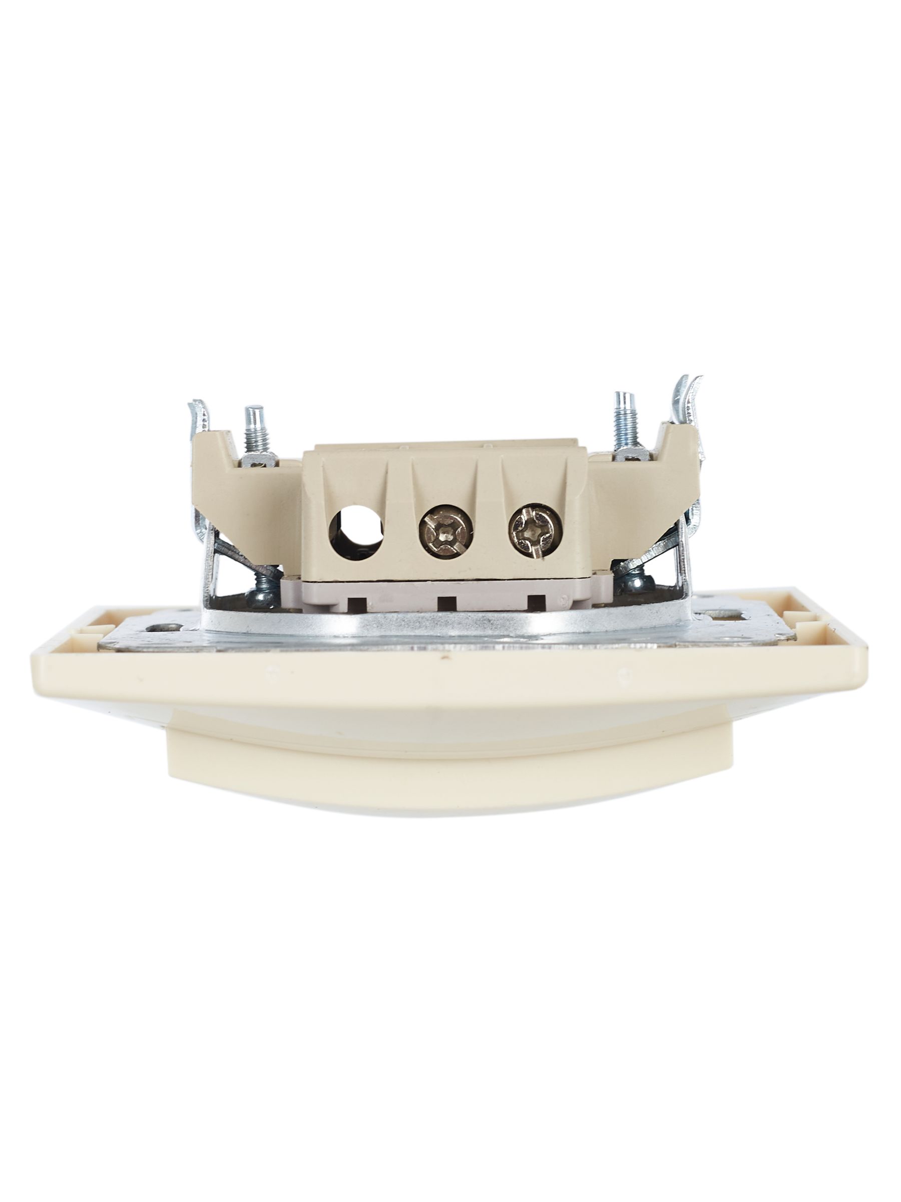             Ажыратқыш ВСп 10-1-0-ККм 1-пернелі өтпелі 10А КВАРТА (ақсары) ИЭК    