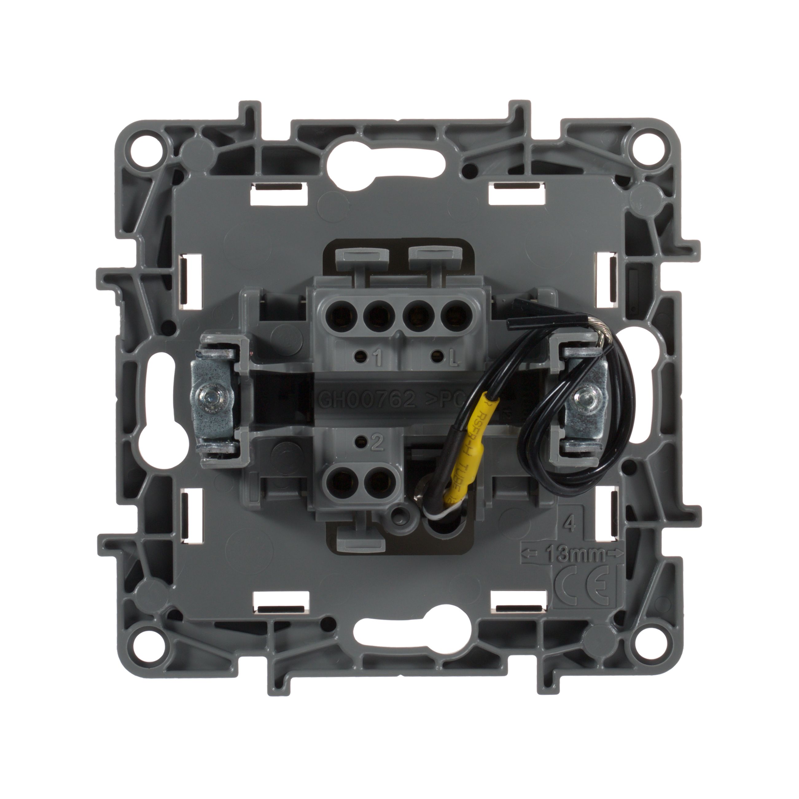             Көмескі жарығы бар 1-пернелі автоматты клемма ажыратып-қосқыш  10АХ сұр /672315/    