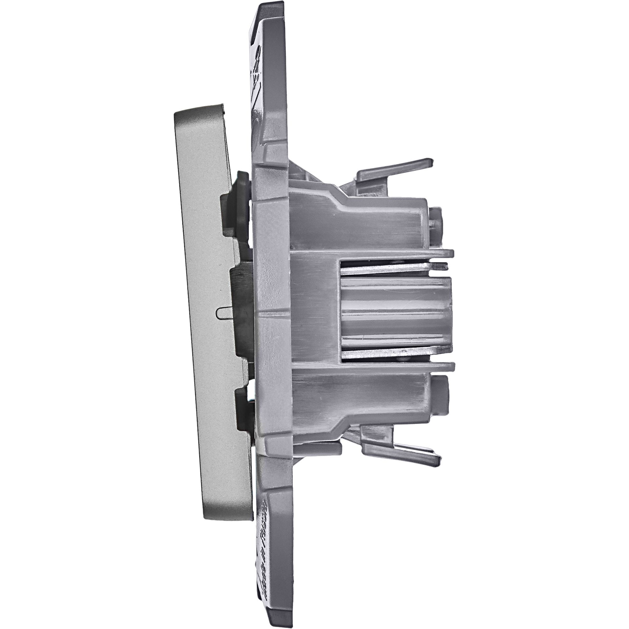             Ажыратқыш 2-пернелі INSPIRIA, алюминий /673622/    