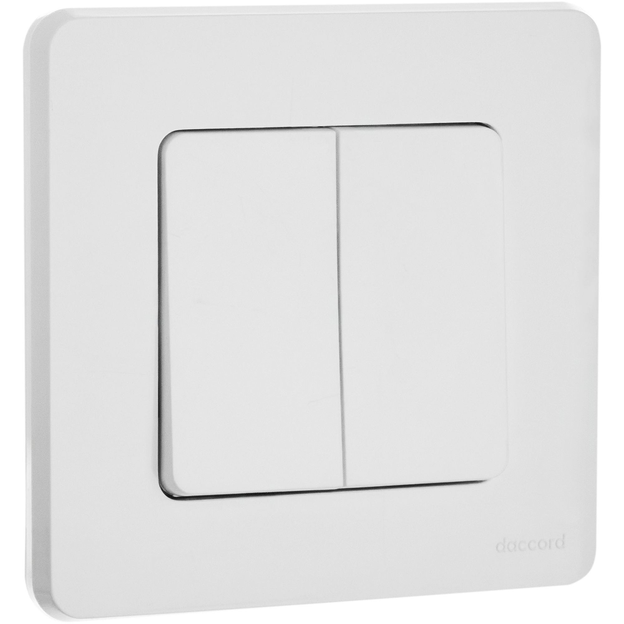             Ажыратқыш 2-пернелі INSPIRIA, ақ /673620/    