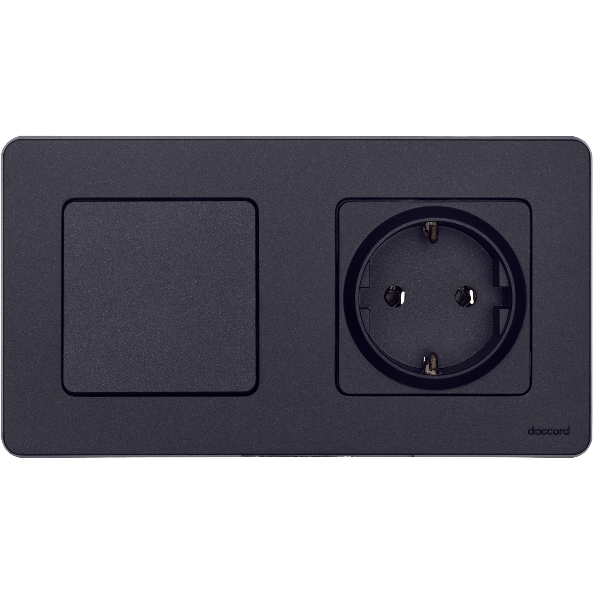             Ажыратқыш 1-пернелі INSPIRIA, антрацит /673603/    