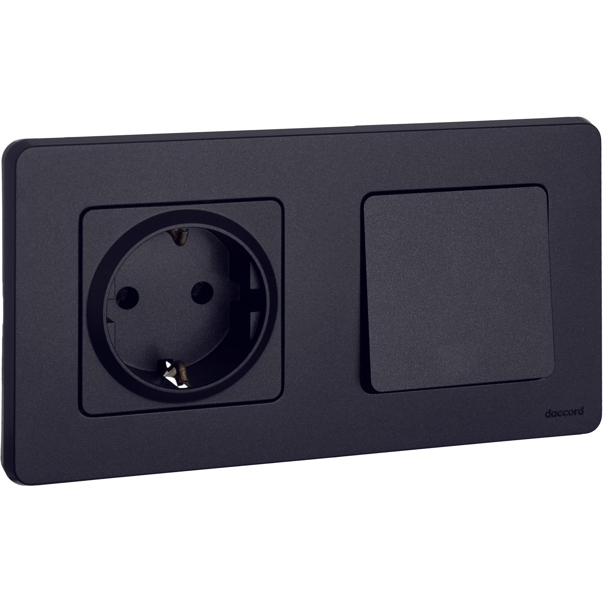             Ажыратқыш 1-пернелі INSPIRIA, антрацит /673603/    