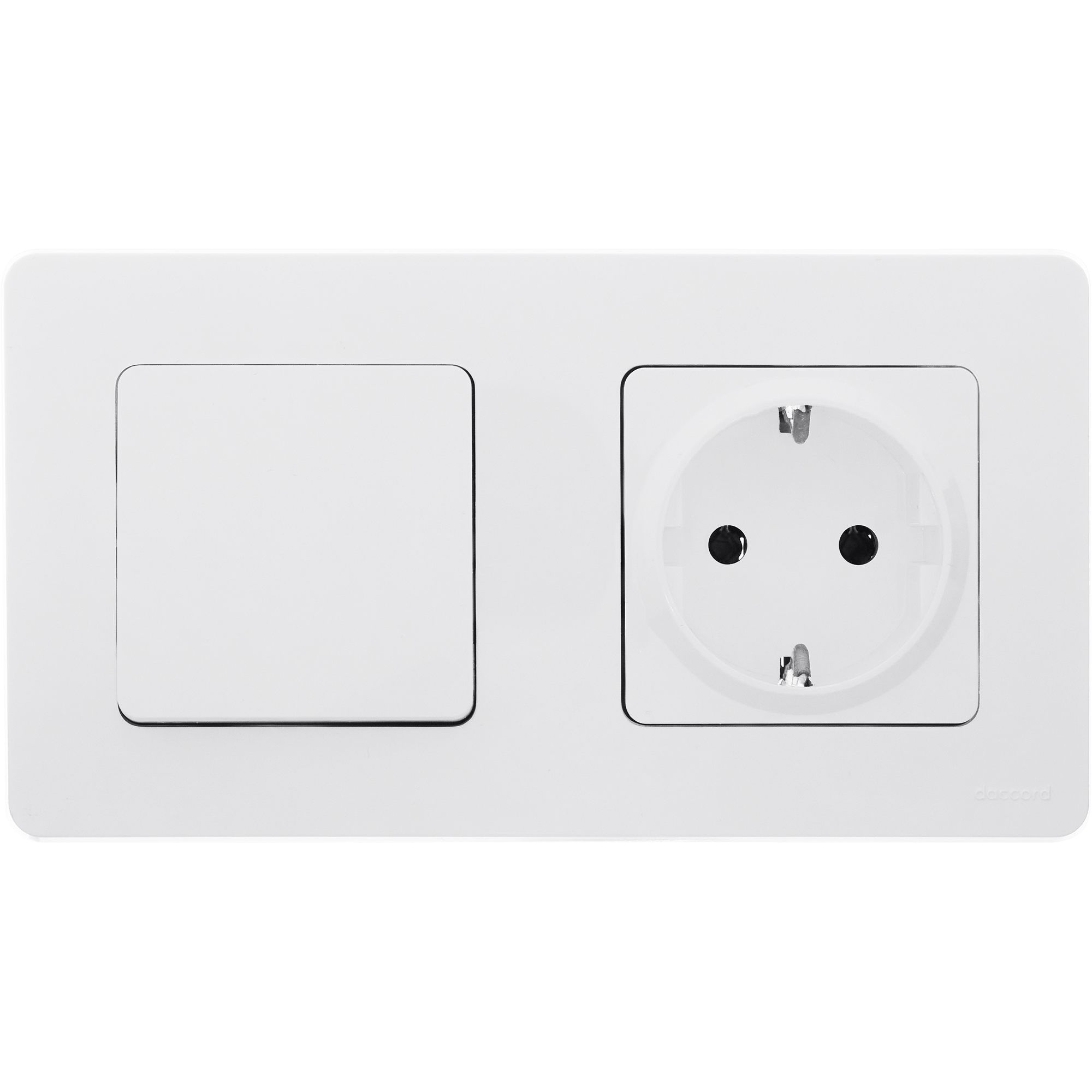             Ажыратқыш 1-пернелі INSPIRIA, ақ /673600/    