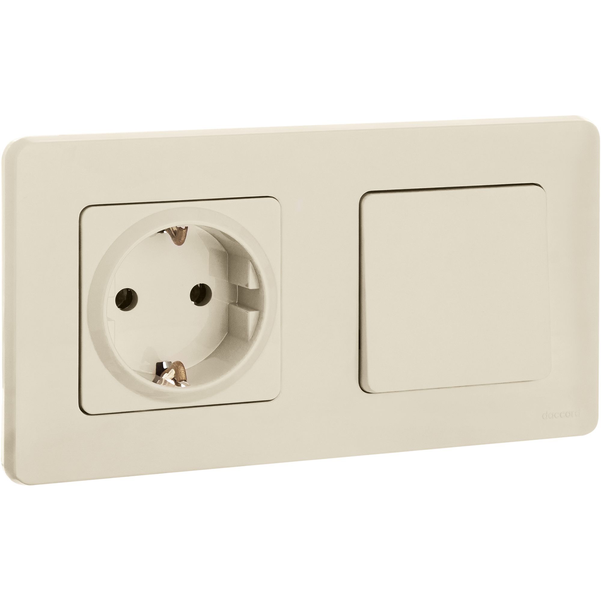             Ажыратқыш 1-пернелі INSPIRIA, сұр /673601/    