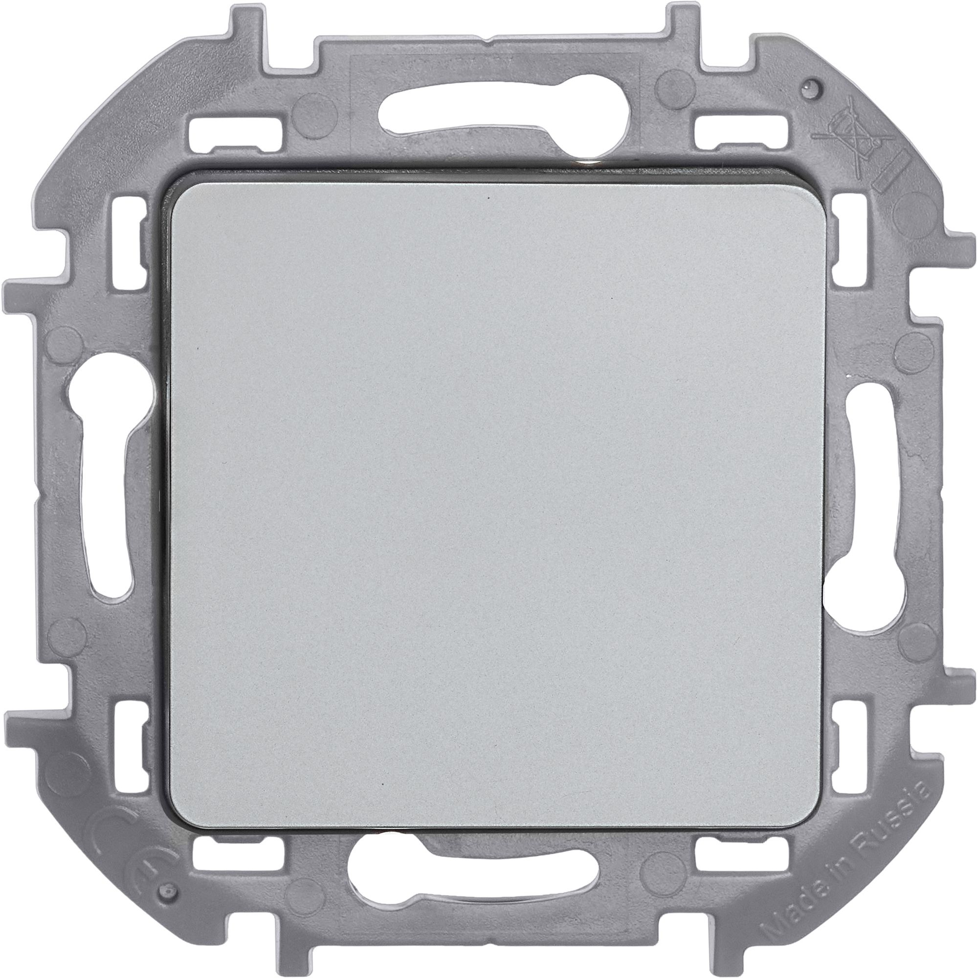             Ажыратқыш 1-пернелі INSPIRIA, алюминий /673602/    