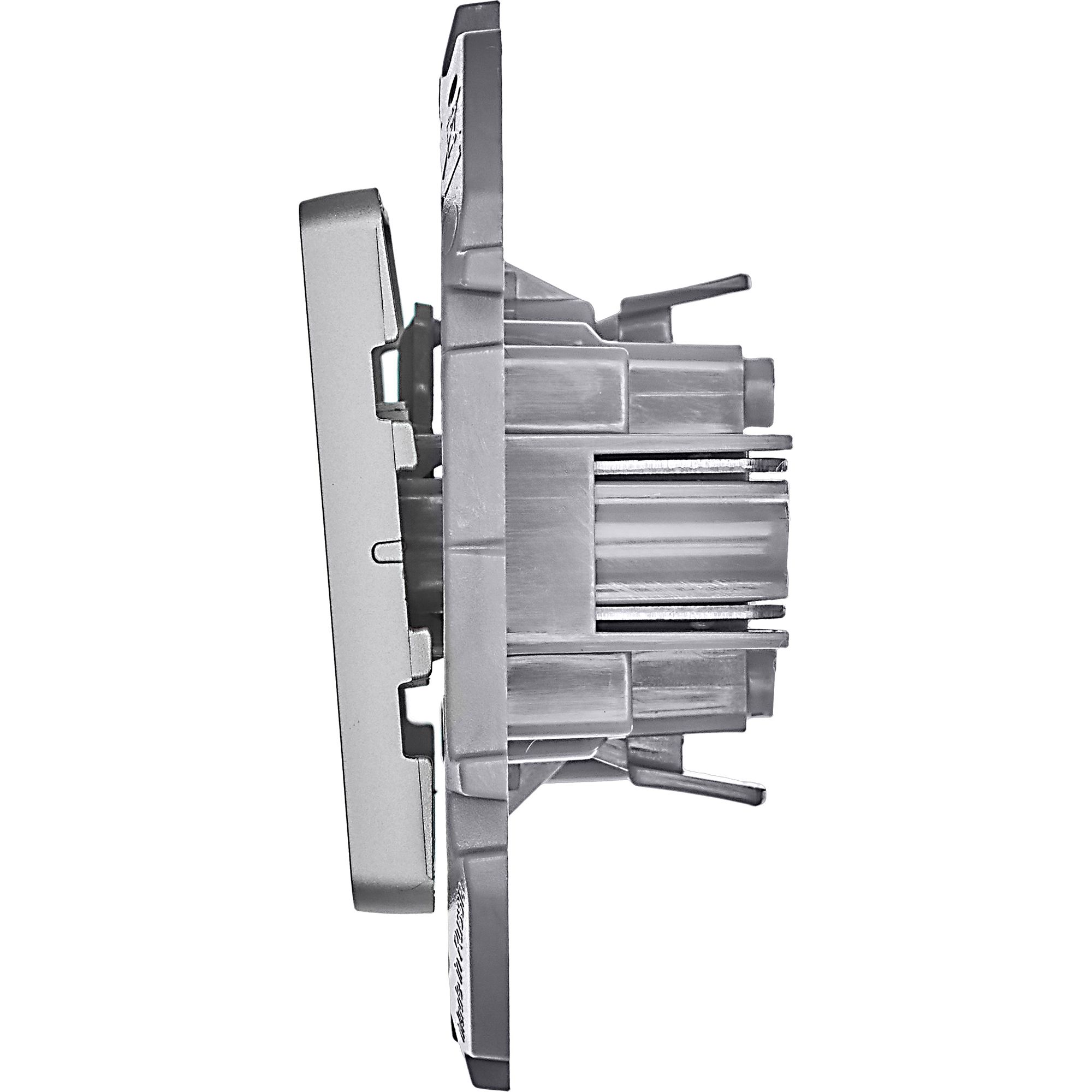             Ажыратқыш 1-пернелі INSPIRIA, алюминий /673602/    