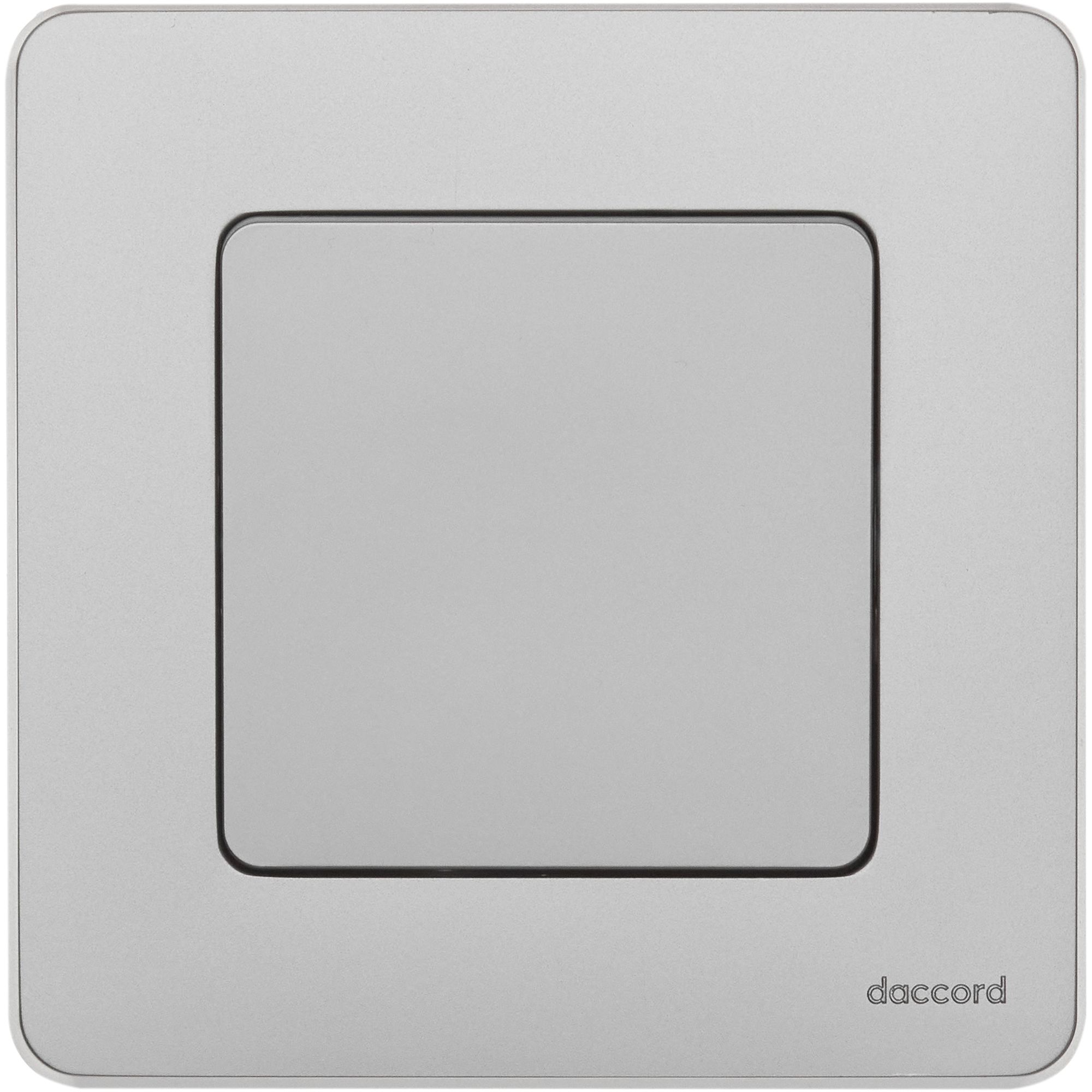             1-пернелі ажыратып-қосқыш INSPIRIA, алюминий /673652/    