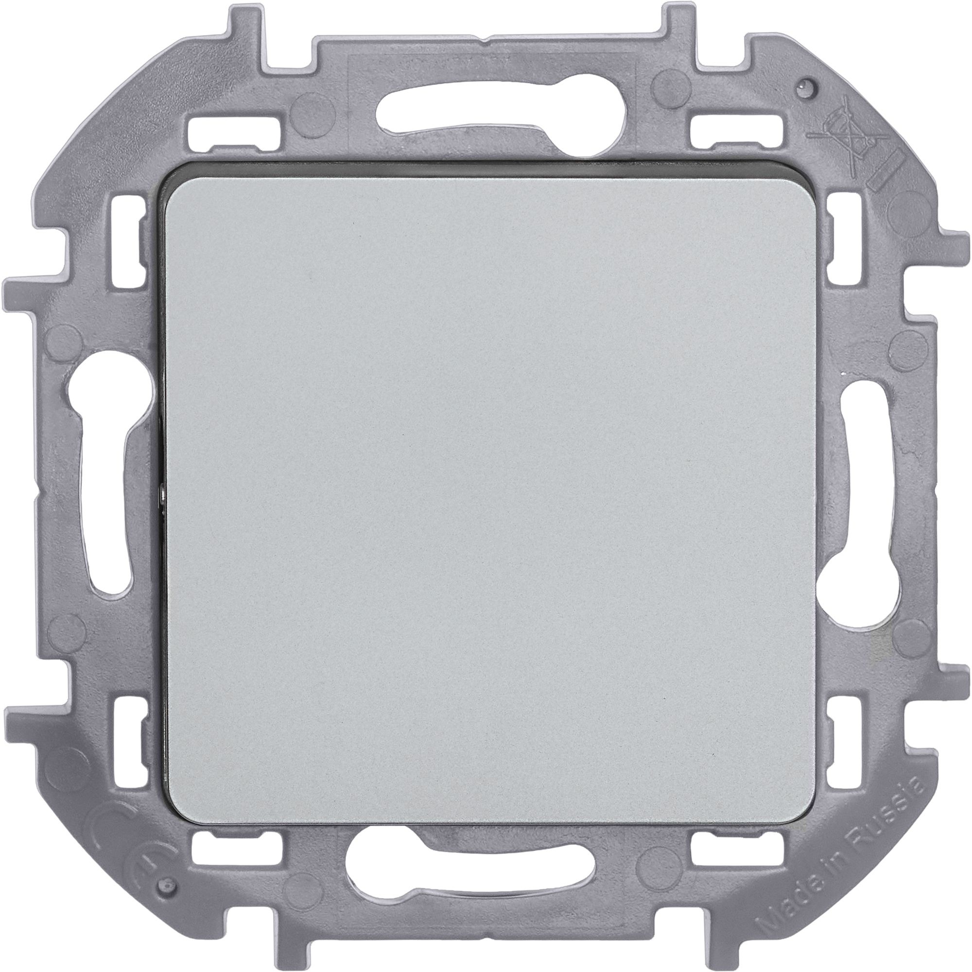             1-пернелі ажыратып-қосқыш INSPIRIA, алюминий /673652/    