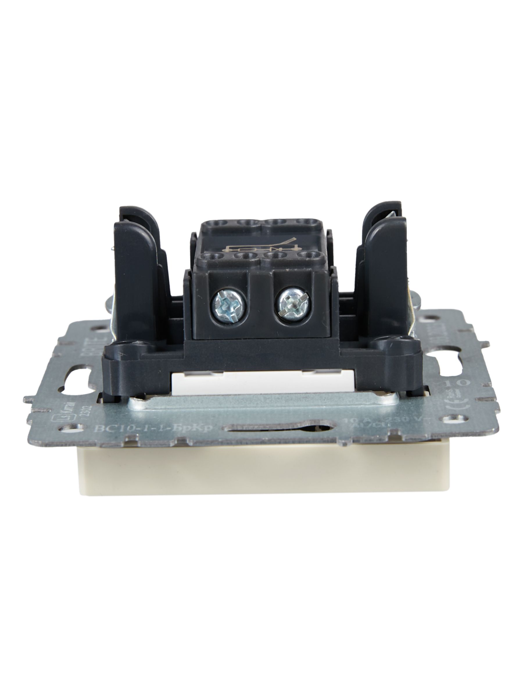             Индикациялы 1-пернелі ажыратқыш 10A ВС10-1-1-БрКр ақшыл BRITE ИЭК    