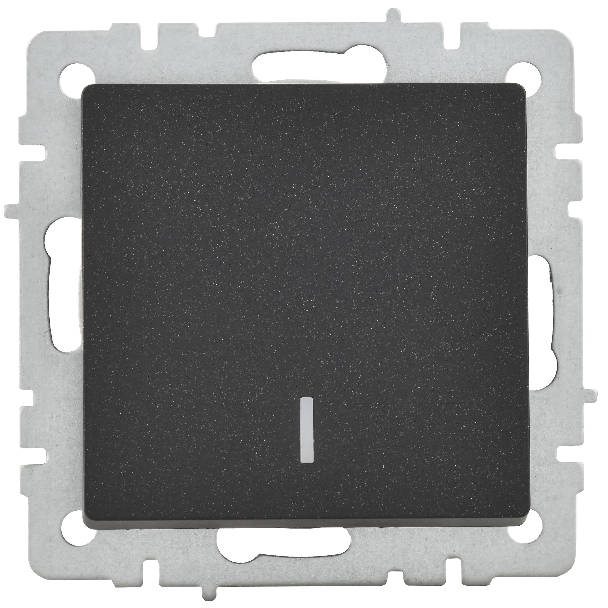             Индикациялы 1-пернелі ажыратқыш 10A ВС10-1-1-БрЧ қара BRITE ИЭК    